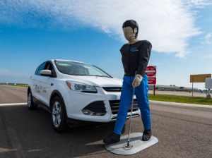 Car used for testing